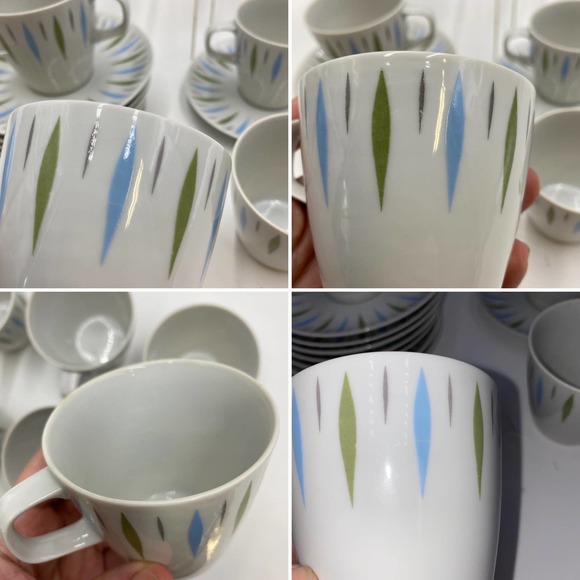 Custom for @cokergate Mid Century Modern Pattern Carousel by Mikasa - Picture 3 of 10